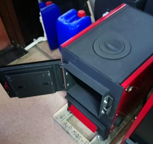 Котел твердотопливный R2 15 с плитой